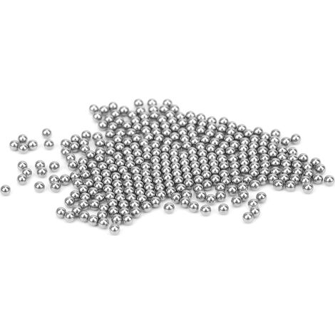 Lot de roulements à billes en acier inoxydable 304, surface polie ronde, précision G1000, diamètre 6mm, solide et durable, assortiment varié. (1/5)
