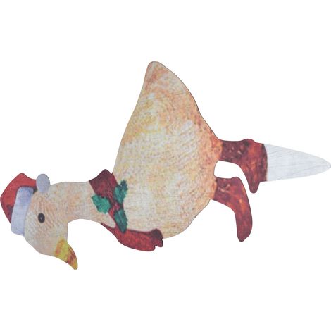 Canard décoratif lumineux en métal, piquet de jardin avec guirlande lumineuse décorative, pour ornement extérieur (1/5)