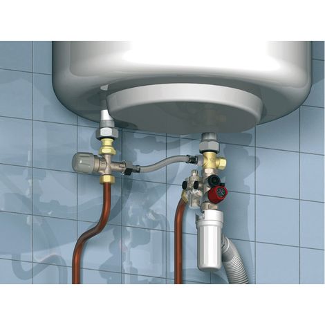 Watts – Kit de sécurité ballon SFR – Groupe de sécurité inox – Filetage 20x27 – Tarage 7 bar – Pour eau agressive ou calcaire