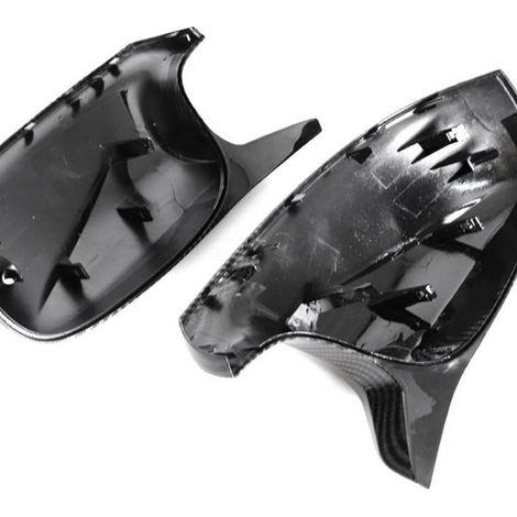 1 pair of bullhorn-shaped rearview mirror covers for BMW X1 E84 X3 F25 (1/4)