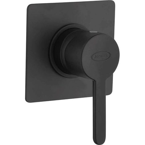 Miscelatore nero doccia incasso monoleva Jacuzzi rubinetteria Sunset ottone 0SUYO410JA01 (1/2)