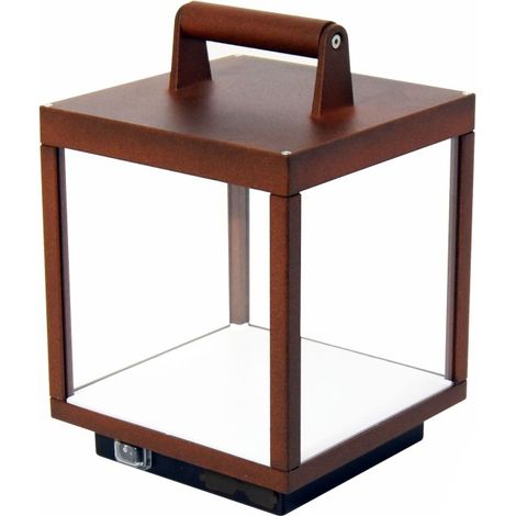 Lanterna Visor a led corten da 5w a batteria, IP54 (1/4)
