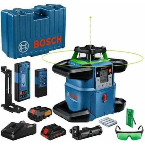 Laser rotatif Bosch Professional GRL 650 CHVG avec batterie, piles, cellule, lunettes, supports, platine, en coffret - 0601061V0 (1/3)