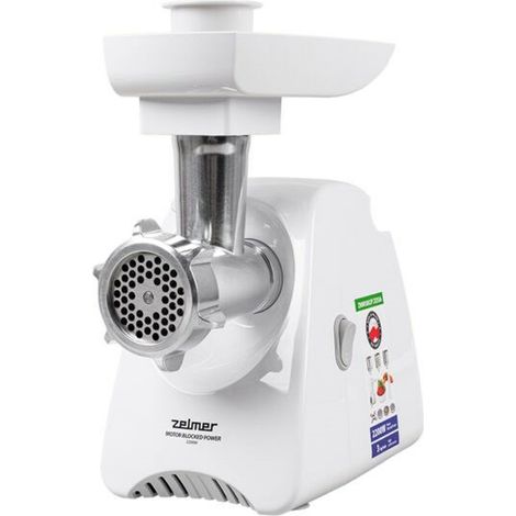 Picadora de carne Zelmer ZMM5801P blanco y plata (1/5)