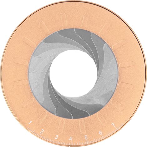 Outil de traçage circulaire ajustable avec gabarit et couteau à sculpter (1/5)