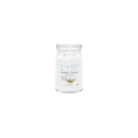 Coton Pur - Yankee Candle Signature - Bougie moyenne à deux mèches - Nouveauté 2022