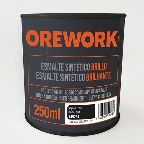 Esmalte sintético brillante - Negro - 250 ml