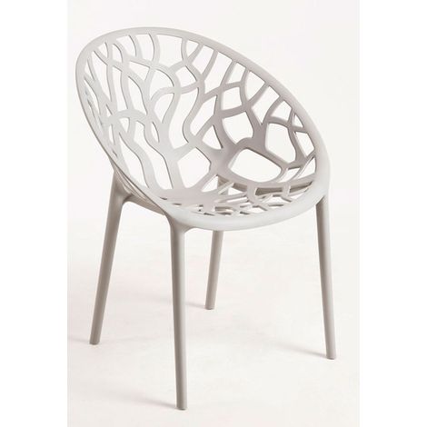 Sillas Jardín - Silla Nido - Gris claro