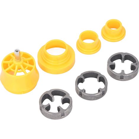 Outil de filetage PVC, filière ronde, kit de plomberie réutilisable pour perceuse électrique (1/5)