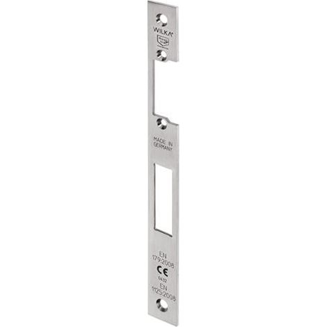 Nom: Gâche P672 VA maillon à goupille électrique encastrée pour portes de secours B.24xL.243mm