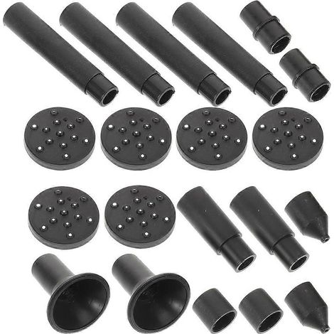 Pond Fountain Nozzle Heads Plastic Water Sprayers for Fountain 6Sets Outdoor Use