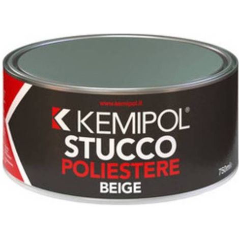 12 x STUCCO POLIESTERE P/METALLO STAND BEIGE KEMIPOL 750 ML