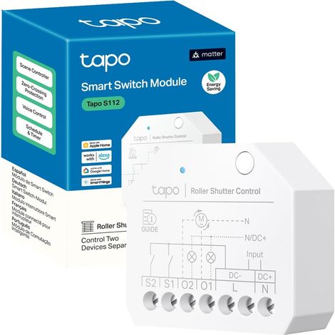 Module interrupteur connecté Tp Link Tapo S112 150 W blanc