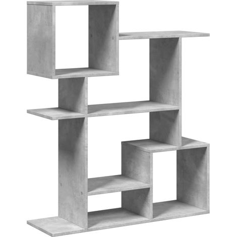 Maison Exclusive - Libreria Divisorio Grigio Cemento 92x29x112 cm in Truciolato (1/5)