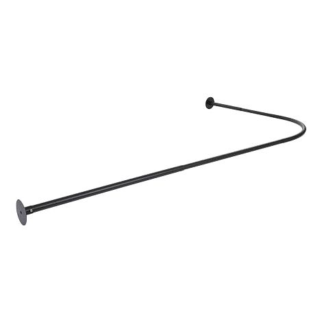 Tringle Rideau Douche réglable, Forme Ronde En L Barre Rideau Douche, Sans Perçage Réglable Acier Inoxydable, Tringle De Douche Pour Baignoire Utilisé Dans Salles Bains Toilettes Vestiaires Etc
