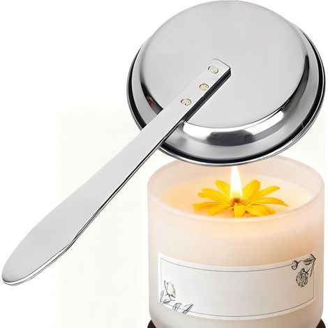 Universal candle snuffer with long handle, stainless steel candle tool, portable and heat-resistant for home, camping, campfires, picnics, safety. (1/5)