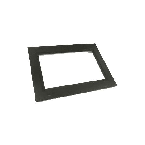 VITRE EXTÉRIEURE NOIRE COTE GAUCHE POUR FOUR BEKO - 210371008 (1/2)
