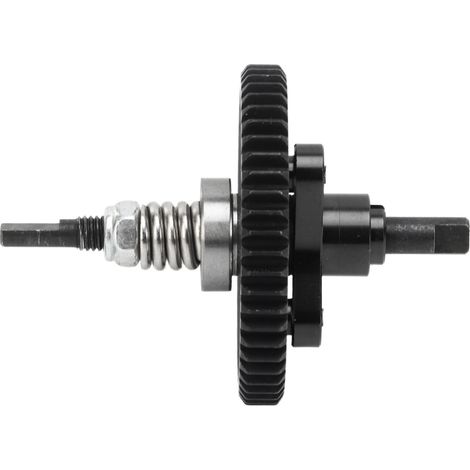 Embrayage à glissement différentiel 54T en aluminium et acier pour voiture RC Traxxas Slash 4x4 1/10, noir (1/5)
