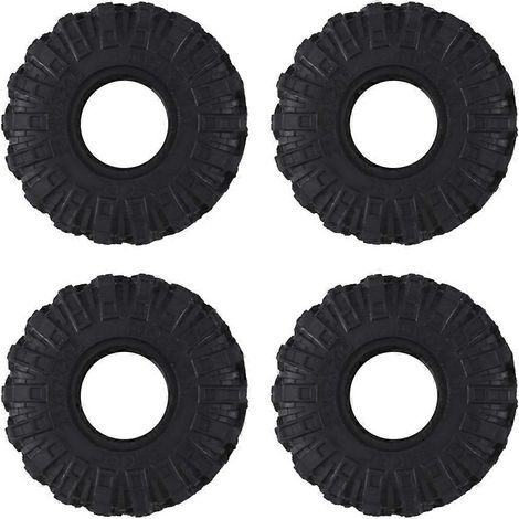 4 pneus de roue de 62 mm (1 pouce) en caoutchouc souple pour terrain boueux (1/4)