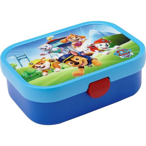 Mepal - Porta Pranzo Campus - Porta Pranzo Bento per Bambini - Porta Pranzo con Scomparto Bento e Forchetta - Con Chiusura a Clip - Senza BPA e Lavabile in Lavastoviglie - 750 ml - Paw Patrol Pups (1/4)