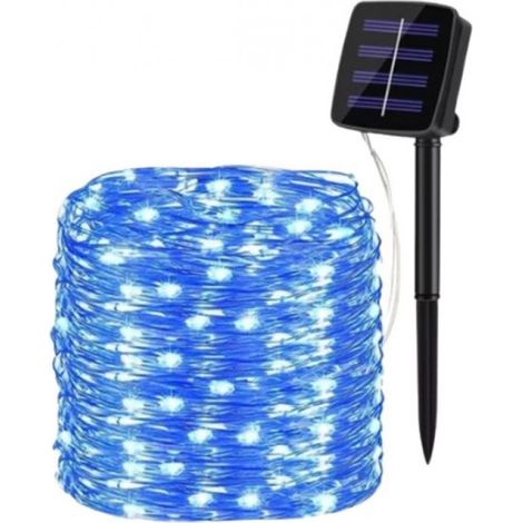 Guirlande lumineuse solaire LED de 32 m, 350 LED, étanche, idéale pour décorer votre extérieur et vos fêtes de Noël. Décoration de Noël idéale pour les fêtes et les cadeaux. (1/5)