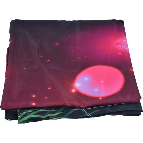 Rideaux occultants personnalisés avec impression numérique 3D, motif Noël, tissu imperméable 90 g, 170 x 200 cm (1/5)
