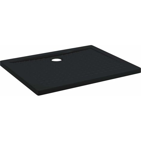 Duschbodenablage mit Punkten 100 x 80 x 4 cm ABS Schwarz vidaXL (1/5)