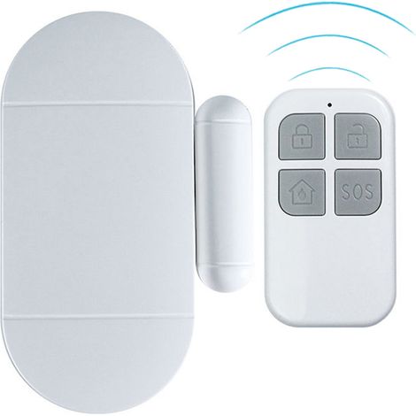 Alarme Porte Fenêtre - Capteur Magnétique Sécurité 130 dB - 4 Modes Alarme - Télécommande 15 m - Pour Maison Piscine Enfants Garage - 1 Pièce (1/5)