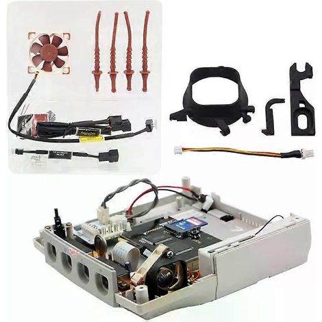 Pièces imprimées en 3D pour modification du ventilateur Noctua sur Dreamcast + adaptateur de ventilateur (sans couvercle) conçu pour le ventilateur Noctua NF-A4x10 5V (1/4)