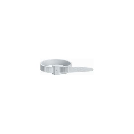 100 Colliers Colson gris RAL7035 à denture extérieure largeur 9mm longueur 185mm LEGRAND 031870 (1/2)