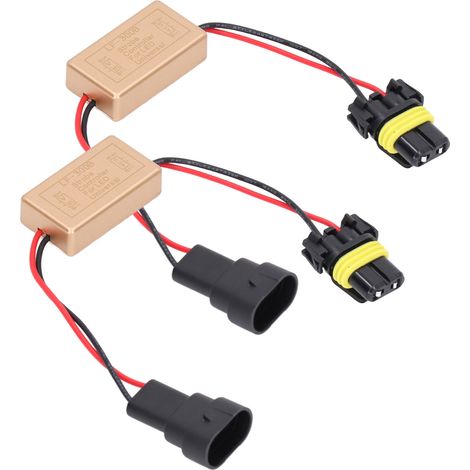 Lot de 2 Contrôleurs Stroboscope LED 50W, Module Flash Continu pour Phares, Boîtier ABS, Commande de Clignotement (1/5)