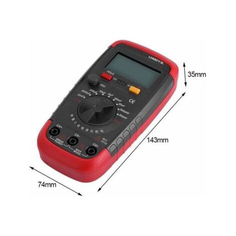 Testeur de condensateurs numérique à piles Jeffergarden UYIGAO 6013L avec écran LCD (1/3)