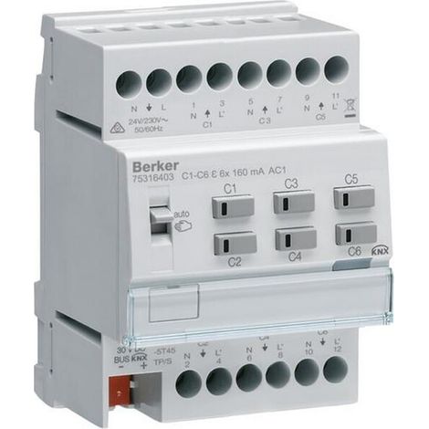Berker HEIZUNGSAKTOR 6FACH (75316403         KNX)