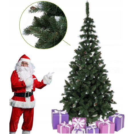 Künstlicher Weihnachtsbaum „Diamond Pine“, 250 cm, schneebedeckter Metallständer (1/5)