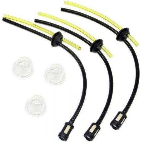 Universelles Kraftstofffilterset, Kraftstoffschlauchdichtung für Freischneider, Rasenmäher, Trimmer, Heckenschere, Astschere