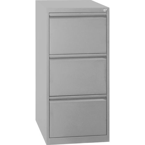 Classificatore 3 Cassetti 46x62x101,2 cm in Metallo Grigio (1/4)