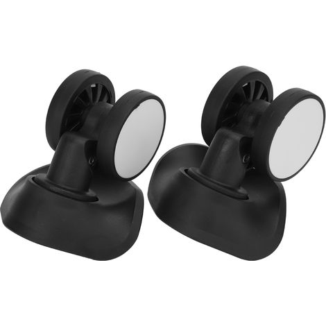 1 Paire de Roues Universelles pour Valise Noires - Accessoires de Remplacement pour Bagages - Fournitures de Voyage Extérieur (1/5)