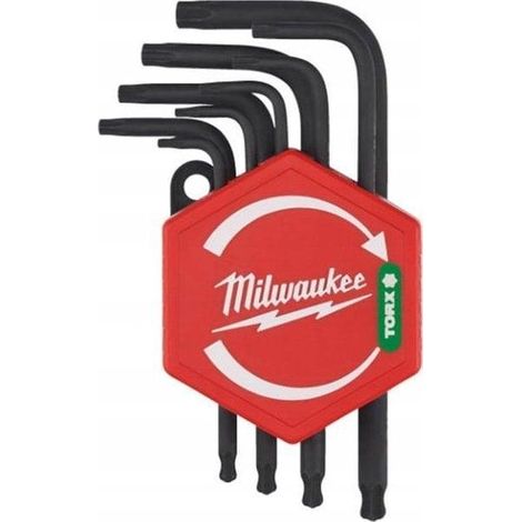 Milwaukee Set Chiavi Torx Compatto 9 Pezzi T8 a T40