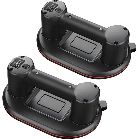 Elevador de ventanas, 10 pulgadas de diámetro, capacidad de carga de 300 kg, motor doble sin escobillas, pantalla LCD, apto para mover vidrio y piedra. (1/5)