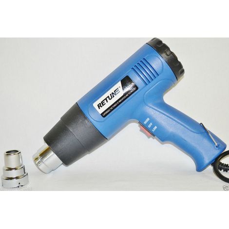 TrAdE Shop Traesio - Sverniciatore Pistola Termica Ad Aria Calda Phon Phono 1800w 400 600 Gradi - (1/2)
