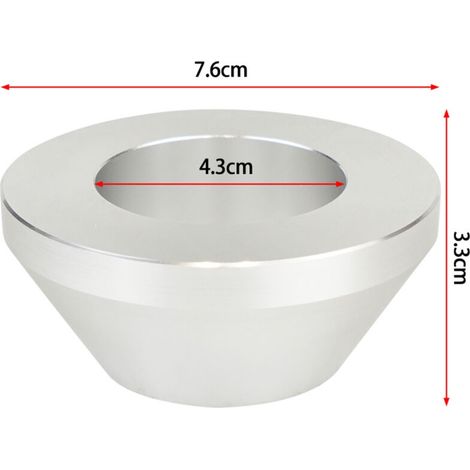 Cône de centrage pour changeur de pneus manuel pour voiture et camion, compatible avec une ouverture de moyeu jusqu'à 3 pouces (1/5)