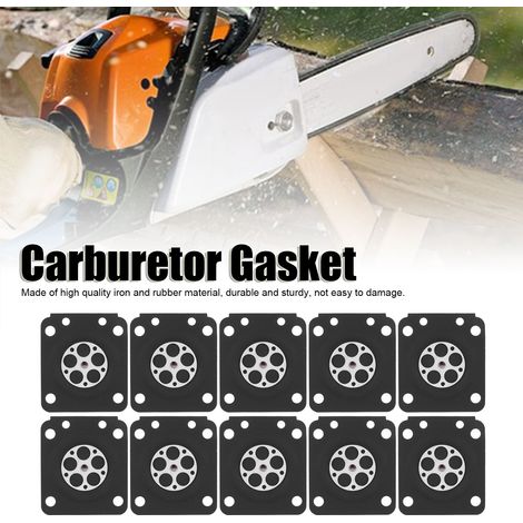 Lot de 10 joints de membrane de carburateur compatibles avec les tronçonneuses ZAMA MS210, MS230 et MS2500 (1/5)