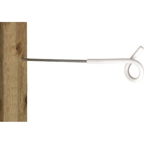 INSPOVET ISSUSLOL TRÂ CK FÂ R FINDEM POWKEBE, WeiÂ¤, Holzpfosten, mit 25 cm Schraube