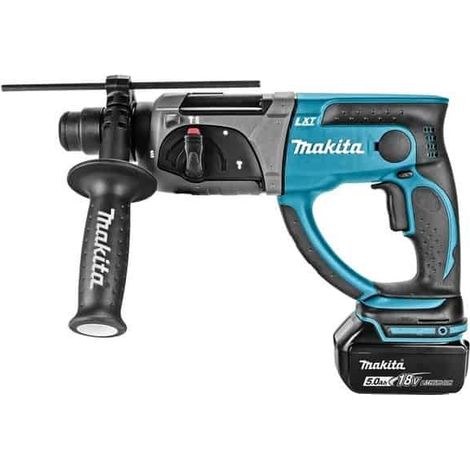 Perforateur burineur MAKITA DHR202RTJ SDS-Plus 2J 18V LXT (2x5,0 Ah) en MAKPAC