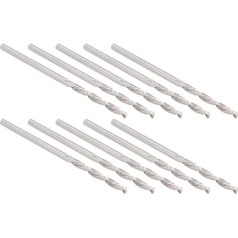 Foret hélicoïdal 10 pièces tige droite 1,75mm outil perçage perle perceuse mini forets acier matériel quincaillerie (1/5)