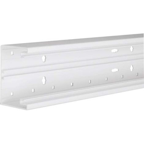 Hager Brüstungskanal Unterteil blanc 2m PVC