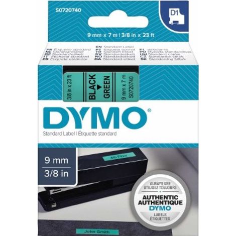 Schriftbandkassette ® D1 9 mm x 7 m (B x L) grün schwarz ® D1 9 mm x 7 m (B x L) grün schwarz
