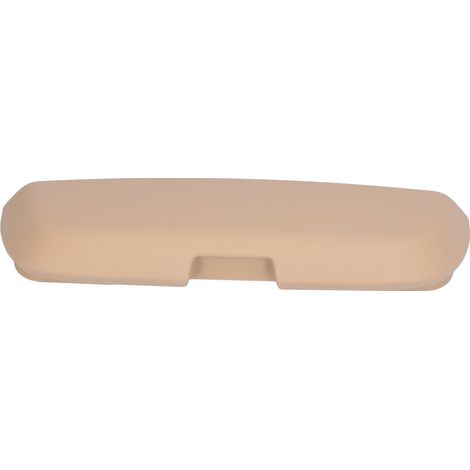 Boîte de rangement pour lunettes de soleil et lunettes de vue pour voiture, accessoire compatible avec Cayenne/Panamera, beige (1/5)