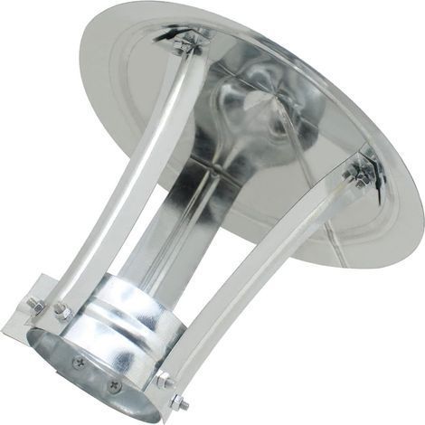 90mm diamètre intérieur Chapeau anti pluie cheminée terminal vertical poele granulés bois pt capot conduit fumée couvercle capuchon pour four (1/5)