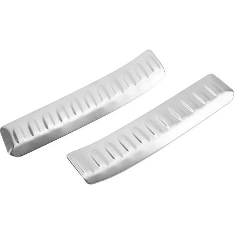 Placa protectora interior del parachoques trasero del coche, 2 piezas, de acero inoxidable blanco, repuesto para Fit 2020 2021 (1/5)
